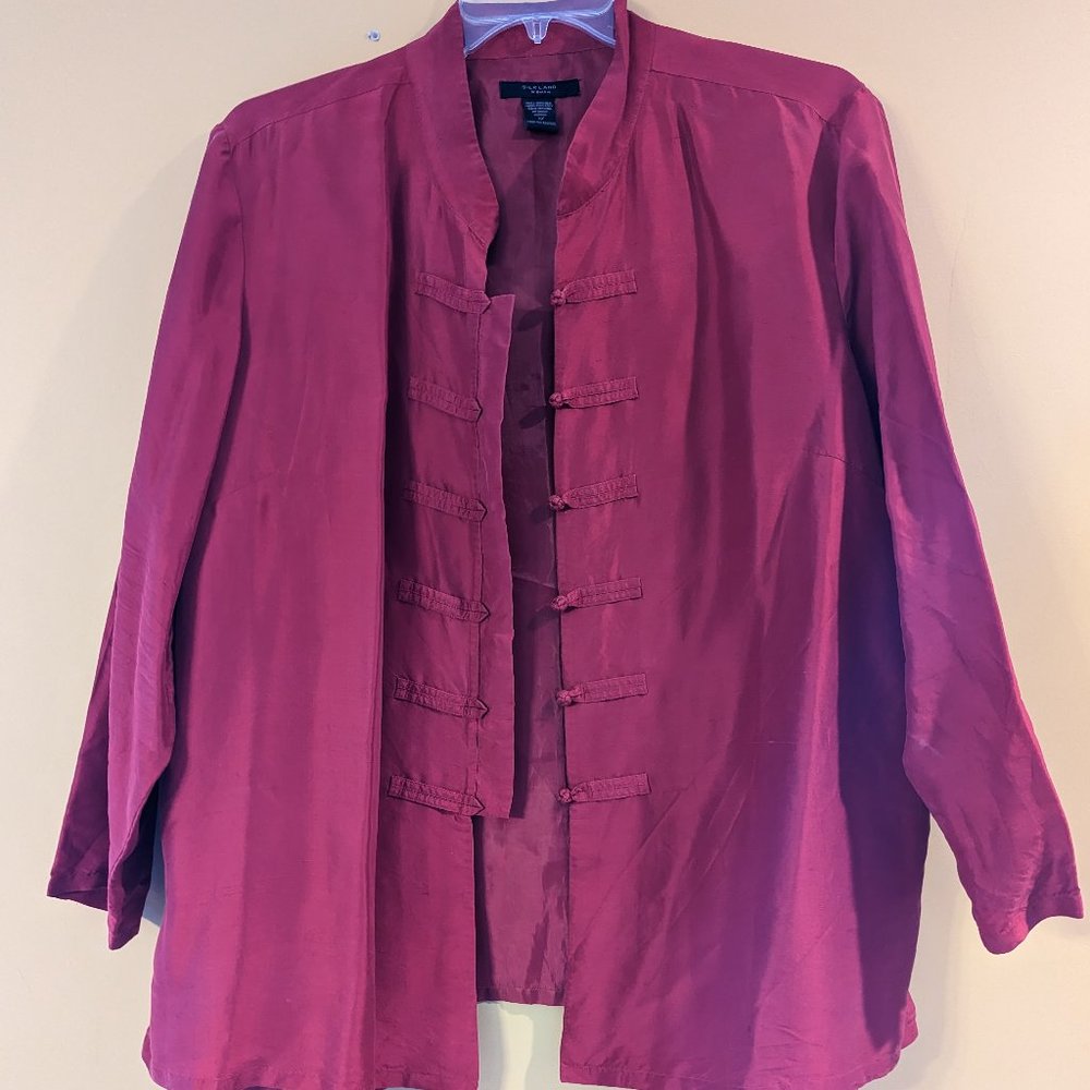 Red Silk Asian Flair